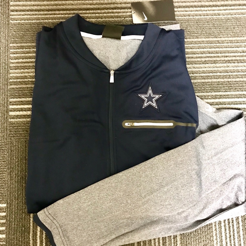 3 quarter zip Dallas Cowboys pullover